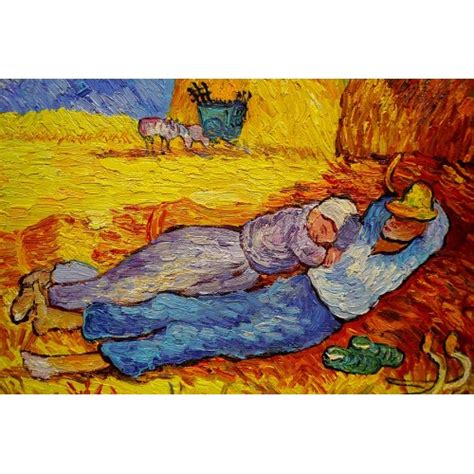 Siesta Vincent van Gogh handgemaltes Ölbild