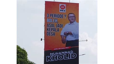 Baliho Pks Di Margonda Raya Periode Boleh Asal Jadi Kepala Desa