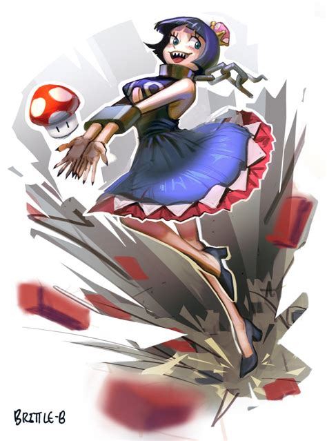 Princess Chain Chomp Mario And 1 More Drawn By Brittleb Danbooru