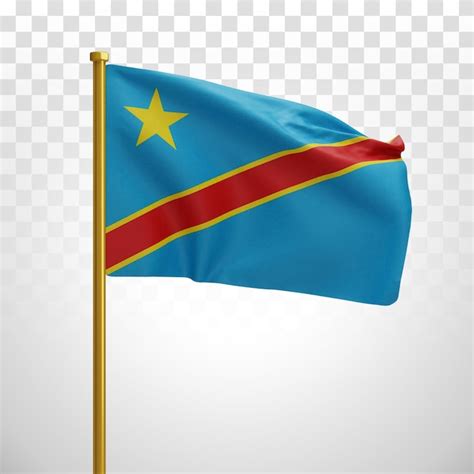 Premium Psd National Flag Of Democratic Republic Of Congo