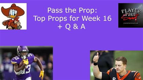 Pass The Prop Sports Betting Show Week 16 Best Bets Q And A Youtube