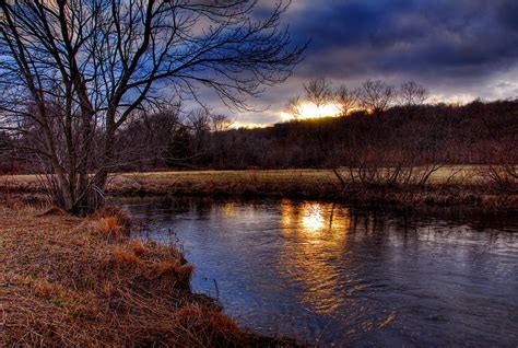 Sunset Over The River North Guilford Ct Slack12 Flickr