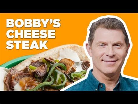 Video Bobby Flay Makes A Philly Cheesesteak Throwdown With Bobby