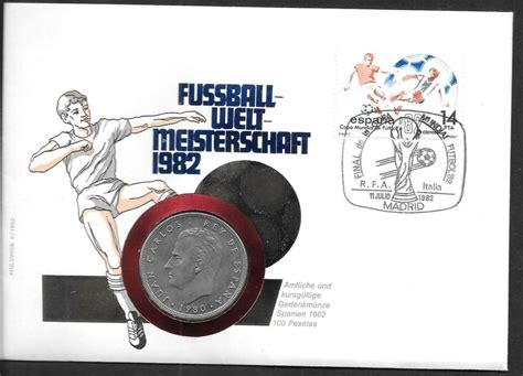 Münzbrief Spanien Fussball WM 1982 Finalspiel 11 7 1982 Kaufen auf