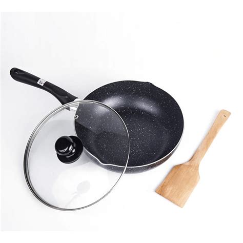 Non stick cooking pan wok non stick pan no smoke induction cooker gas ...