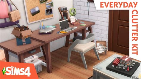 NEW CLUTTER PIECES The Sims 4 Everyday Clutter Kit Build Buy