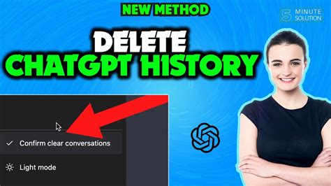 How To Delete Chatgpt History 2024 Youtube