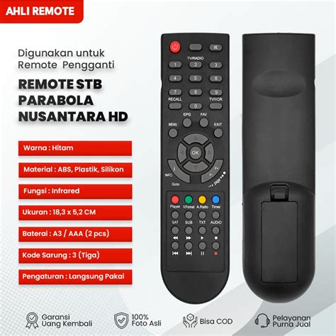 Jual Remote STB Matrix Nusantara HD Remot Parabola Receiver Matrix