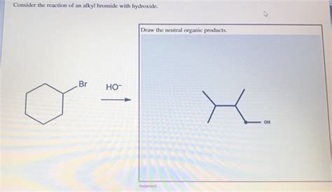 Solved Consider The Reaction Of An Alkyl Bromide With Chegg