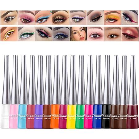 Amazon COOSA 12 Colors Matte Colorful Liquid Eyeliner Set High