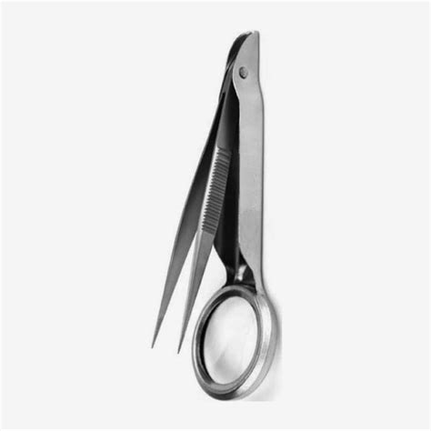 Splinter Forceps With Magnifying Glass Xelpov Surgical