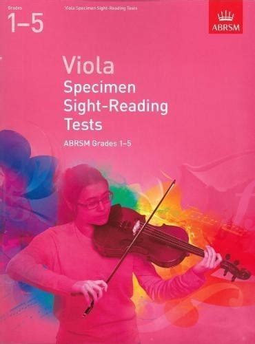 Forwoods Scorestore Abrsm Viola Sight Reading Grades 1 5