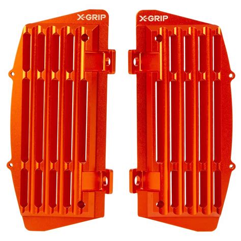 X Grip Protections Des Radiateurs Air Force KTM 17 Orange Maciag