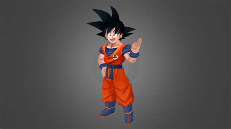 Goku 3d Model By Retrosleep [53676a6] Sketchfab