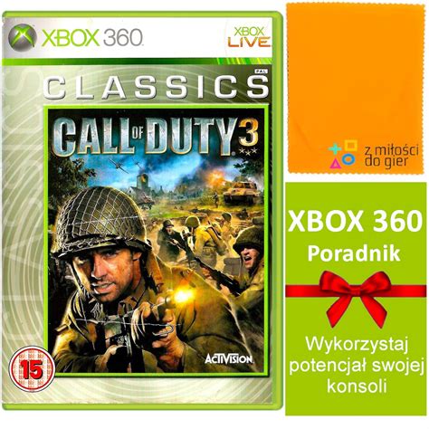 kultowa strzelanka XBOX 360 COD CALL OF DUTY 3 poznaj prawdziwy BÓL