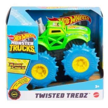 Mattel Hot Wheels Monster Trucks Twisted Tredz Ragin Cagin Vehicle GVK37 GVK47 Toys Shop Gr
