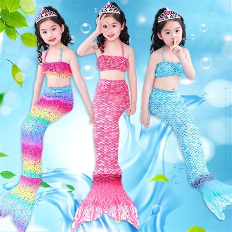 Roupa Rabo Biqu Ni Calda De Sereia Infantil Cauda Fantasia Festa Banho