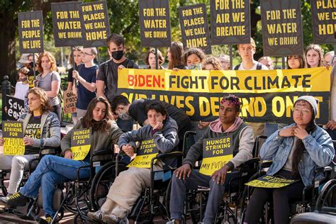 5 Activists Resort to Wheelchairs During White House Hunger Strike