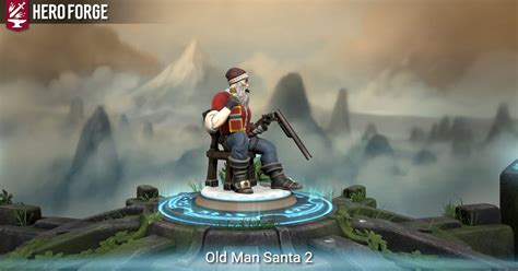 Old Man Santa Made With Hero Forge