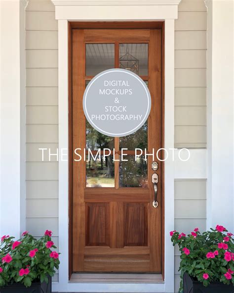 Wood Vinyl Wrap Exterior Door Etsy