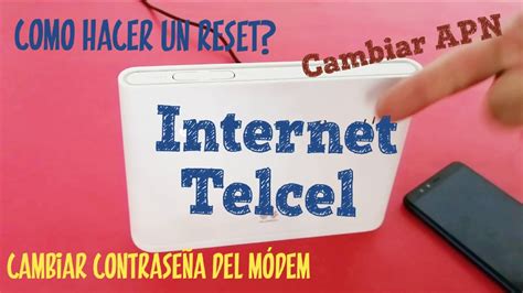 M Dem De Telcel Configuraci N De Internet En Casa Youtube