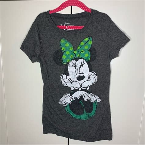 Disney Shirts And Tops Disney Minnie Mouse St Pattys Graphic Tshirt