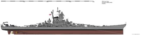 USS Illinois BB-65 1947 by Karle94 on DeviantArt