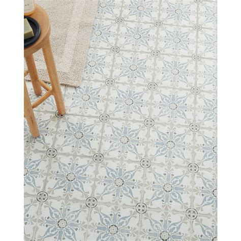 Cybele Blue Porcelain Wall And Floor Tile 8 X 8 In In 2022 Wall And Floor Tiles Tile Floor