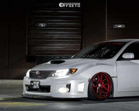 Subaru Wrx Wheel Offset Tucked Air Suspension Custom