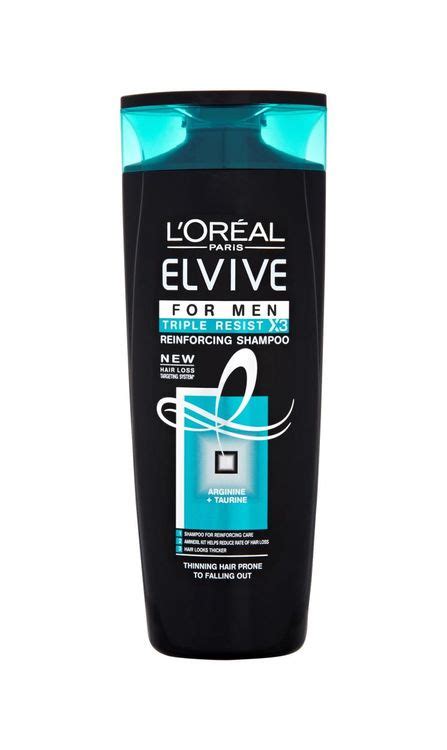 Loreal Paris Elvive Triple Resist For Men Reinforcing Shampoo Reviews 2022