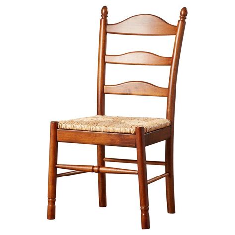 Kass Solid Wood Ladder Back Side Chair Solid Wood Dining Chairs