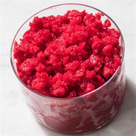 Raspberry Granita America S Test Kitchen Recipe