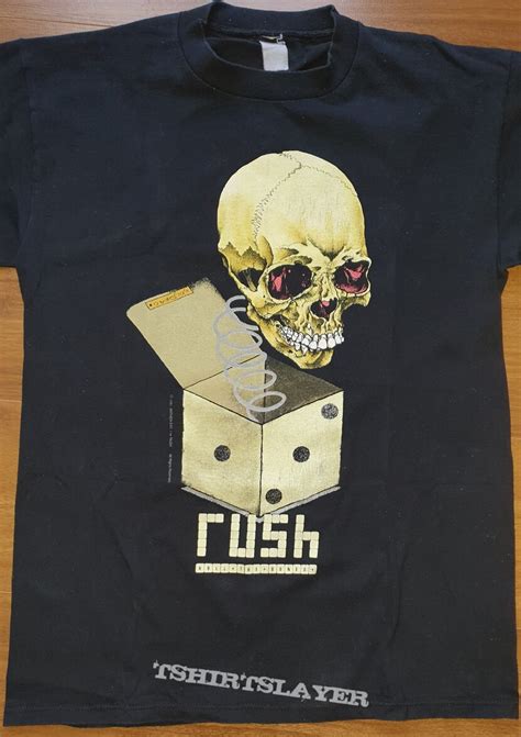 Rush Roll The Bones Official Shirt Original Print TShirtSlayer