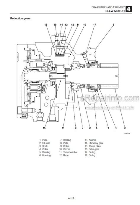 Takeuchi TB128FR Workshop Manual Mini Excavator 12830003