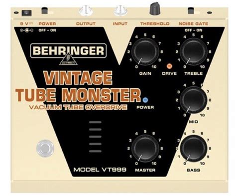 Jual Behringer Vt Vintage Tube Monster Classic Tube Overdrive