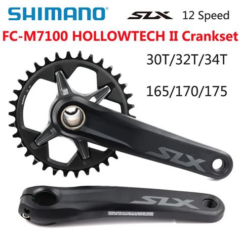 Shimano Deroe Slx Fc M7100 Fc M7100 Crankset M7100 12 Speed 30t 32t 34t 165มม 170มม 175มม