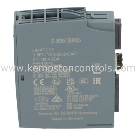 Siemens 6ES7132 6BD20 0BA0 SIEMENS DIGITAL OUTPUT MODULE DQ 4X24VDC 2A