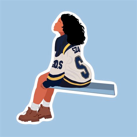 Sza Sos Sticker Laptop Decal Cute Fun Hydro Flask Laptop Sticker Etsy