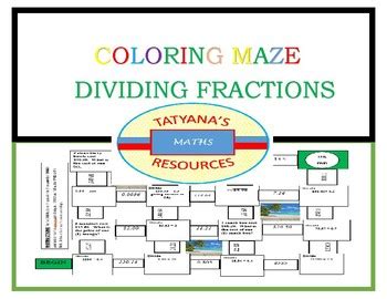 MAZE DIVIDING DECIMALS By Refreshing MATHS TPT