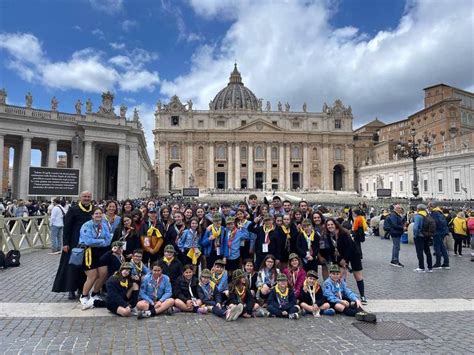 Gli Scout Del Gatteo Da Papa Francesco Diocesi Home Corriere