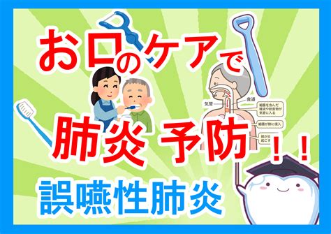 【歯の知識】お口のケアで肺炎予防！！【誤嚥性肺炎】 石渡歯科クリニック