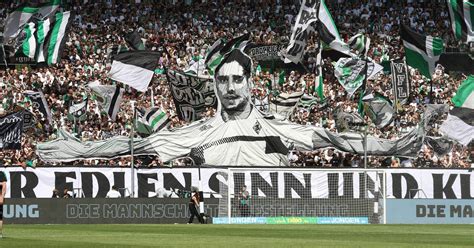 Gladbach Choreo für Lars Stindl beim 2 0 gegen Augsburg