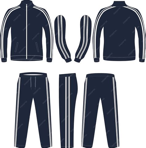 Premium Vector Sublimated Tracksuits Mock Ups