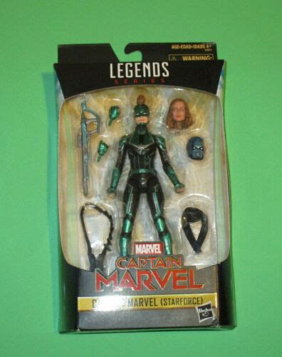 Marvel Legends Series Captain Marvel Starforce Exclusive Action