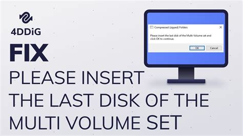 5 Ways Fix Please Insert The Last Disk Of The Multi Volume Set Fix