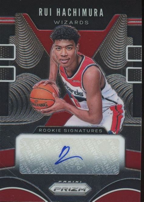 Rui Hachimura 2019 Prizm #RS-RHM Rookie Signatures Price Guide - Sports ...