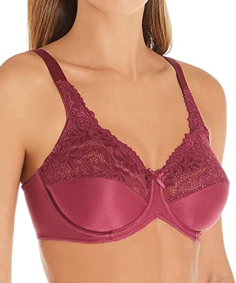 Bali Lilyette Minimizer Bra Lacey Underwire Bra With Full Coverage