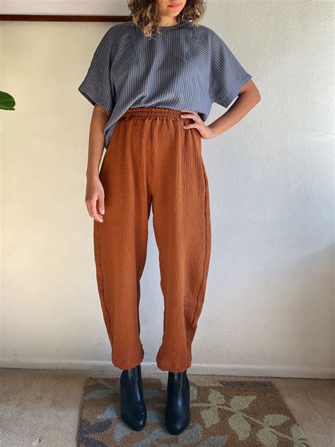 Double Gauze Bob’s The Foldline Harem Pants Pattern Pants Pattern Fashion Pants