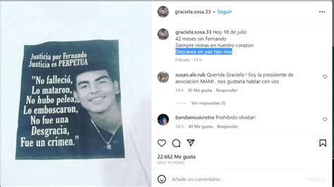 Caso Fernando Báez Sosa el conmovedor mensaje de su madre y el motivo