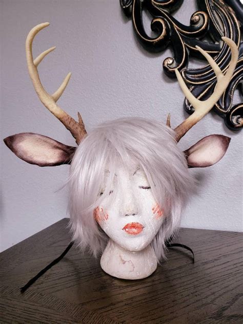 NEW ARRIVAL Realistic Doe / Deer Antlers Horns and Optional Ears 3D